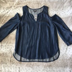 NYDJ cold shoulder blouse,Sz. PXS